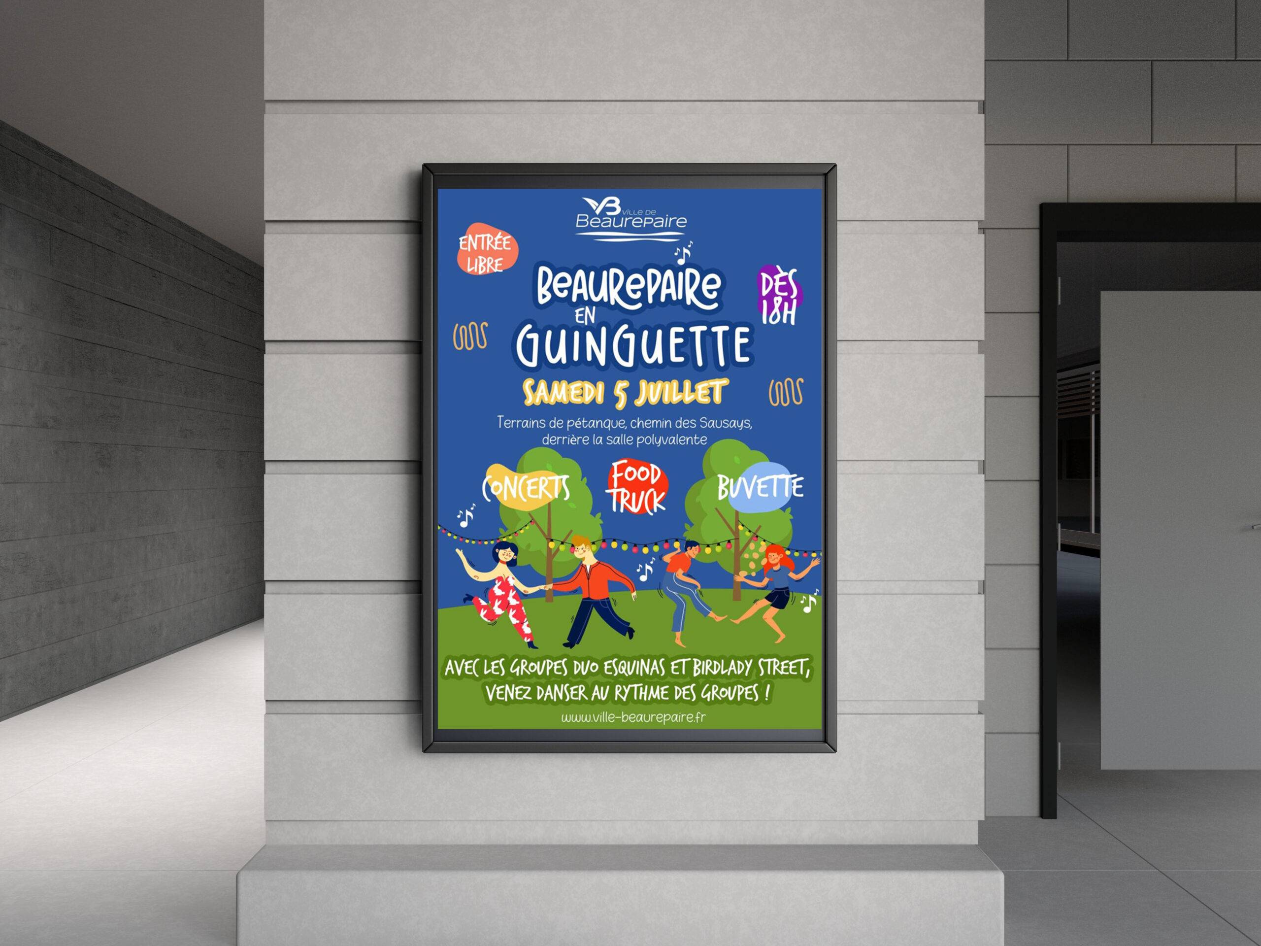 Affiche guinguette 